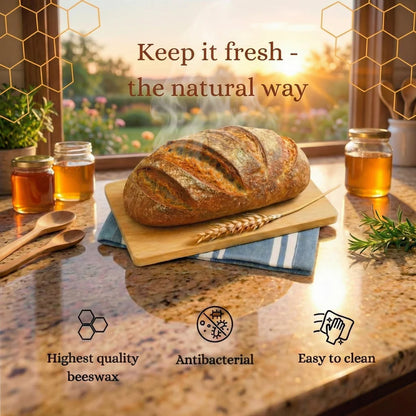 Premium 100% Cotton-Beeswax Bread Bags